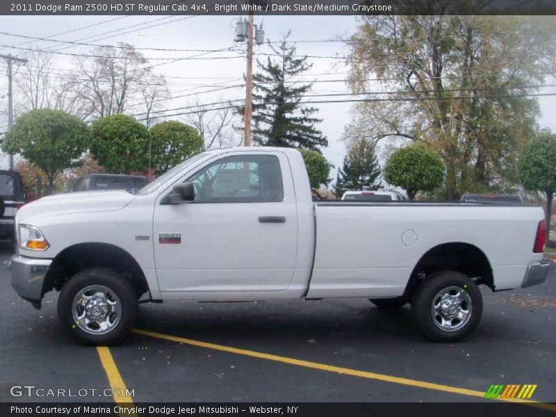 Bright White / Dark Slate/Medium Graystone 2011 Dodge Ram 2500 HD ST Regular Cab 4x4