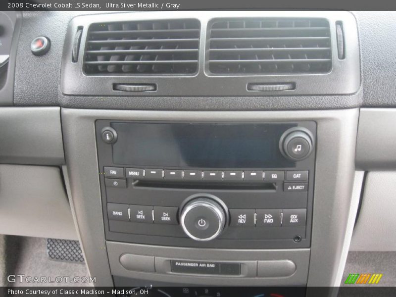 Ultra Silver Metallic / Gray 2008 Chevrolet Cobalt LS Sedan