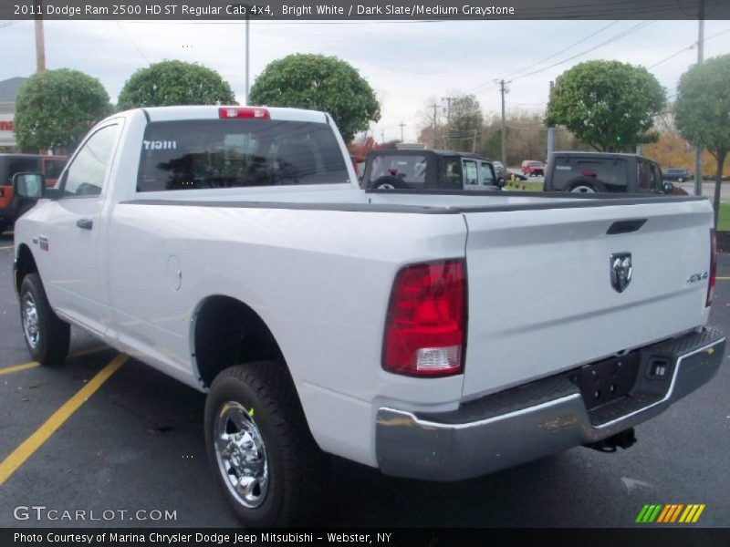 Bright White / Dark Slate/Medium Graystone 2011 Dodge Ram 2500 HD ST Regular Cab 4x4