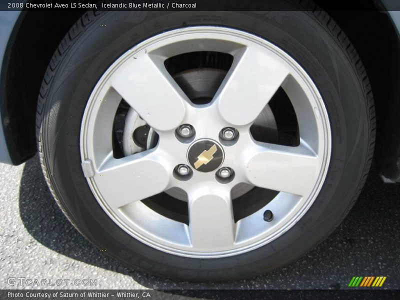 Icelandic Blue Metallic / Charcoal 2008 Chevrolet Aveo LS Sedan