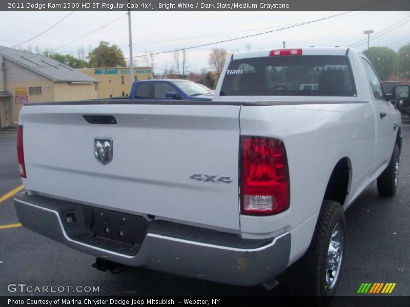 Bright White / Dark Slate/Medium Graystone 2011 Dodge Ram 2500 HD ST Regular Cab 4x4