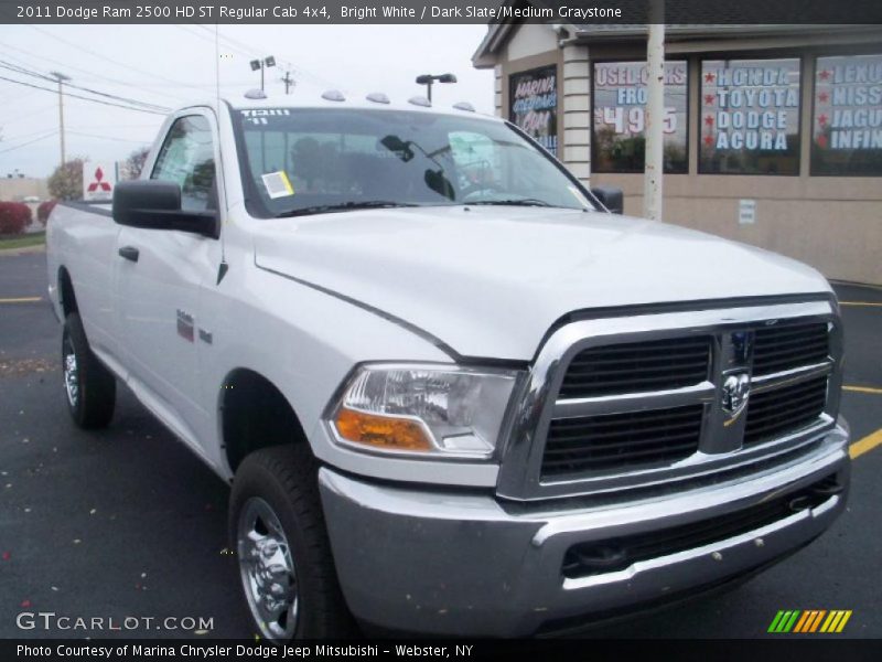 Bright White / Dark Slate/Medium Graystone 2011 Dodge Ram 2500 HD ST Regular Cab 4x4