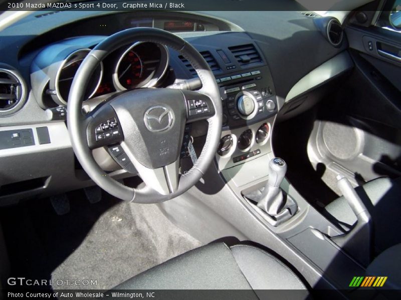 Graphite Mica / Black 2010 Mazda MAZDA3 s Sport 4 Door