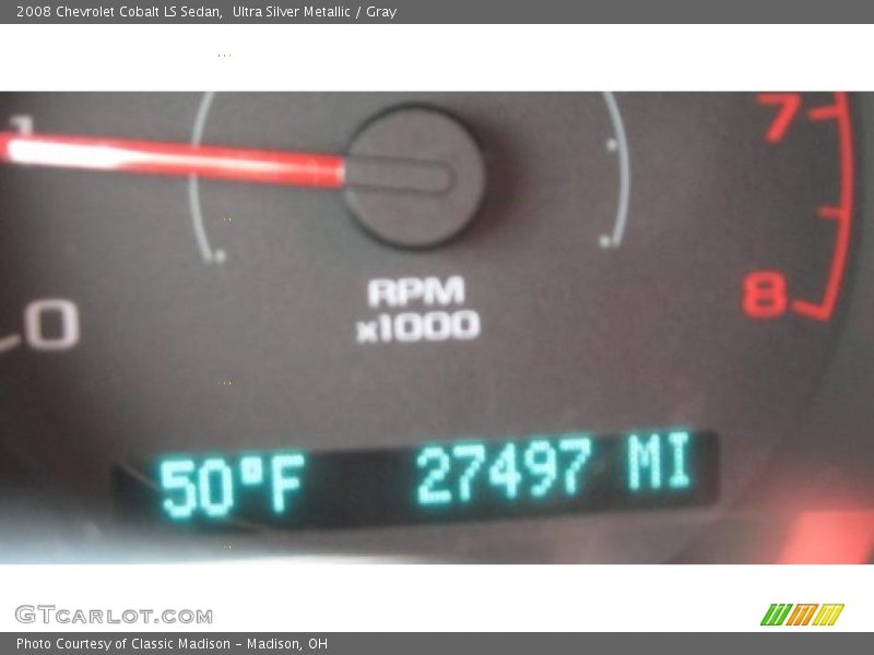 Ultra Silver Metallic / Gray 2008 Chevrolet Cobalt LS Sedan
