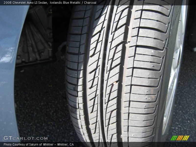 Icelandic Blue Metallic / Charcoal 2008 Chevrolet Aveo LS Sedan