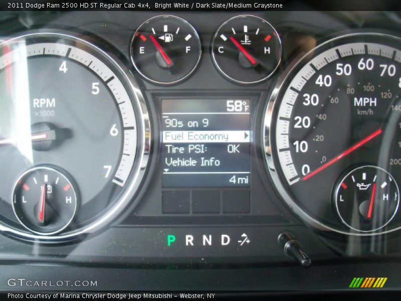 Bright White / Dark Slate/Medium Graystone 2011 Dodge Ram 2500 HD ST Regular Cab 4x4