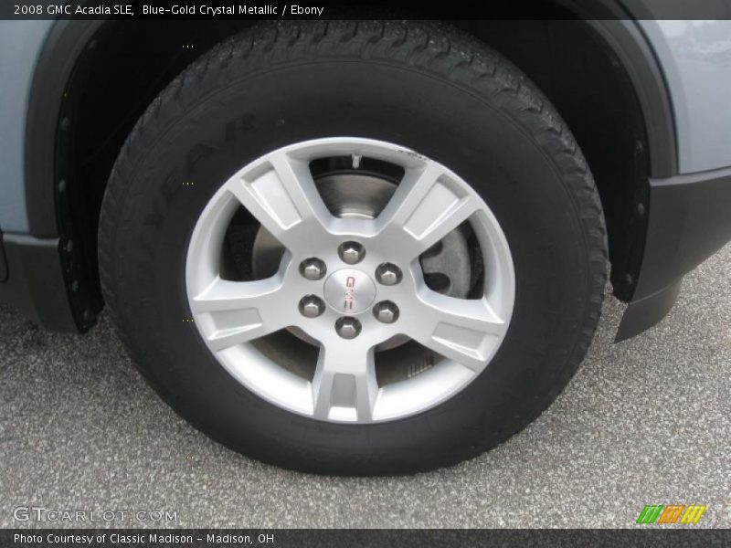 Blue-Gold Crystal Metallic / Ebony 2008 GMC Acadia SLE