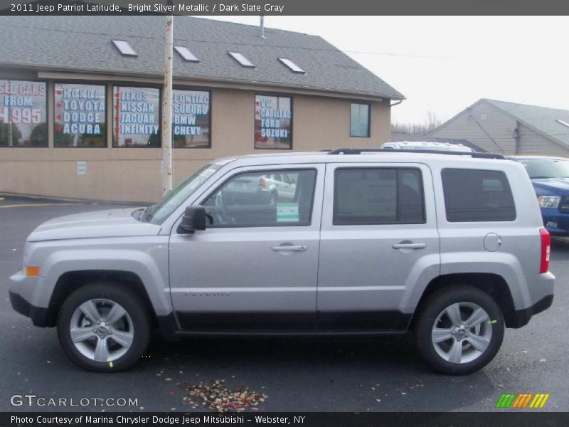 Bright Silver Metallic / Dark Slate Gray 2011 Jeep Patriot Latitude