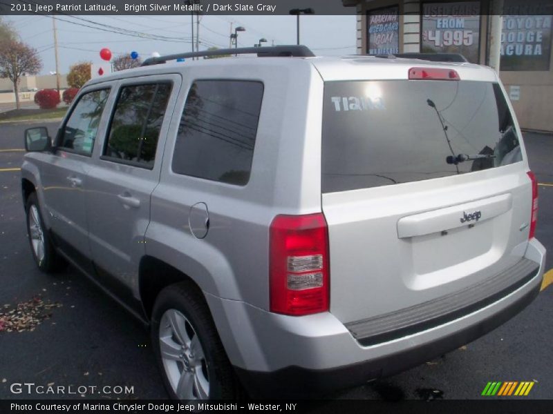 Bright Silver Metallic / Dark Slate Gray 2011 Jeep Patriot Latitude