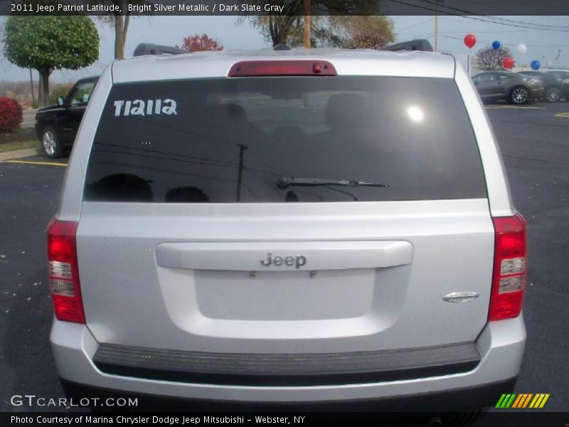 Bright Silver Metallic / Dark Slate Gray 2011 Jeep Patriot Latitude