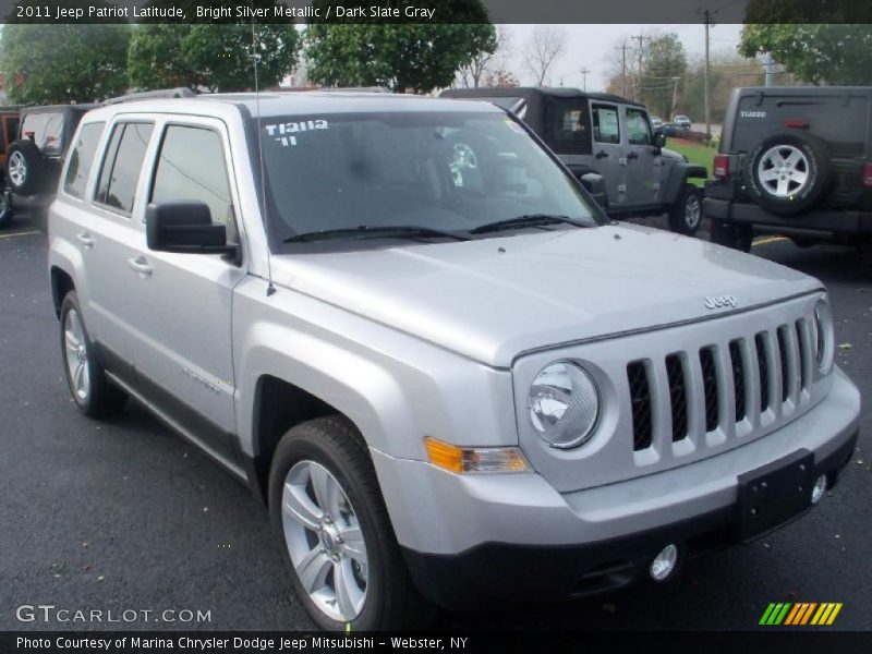 Bright Silver Metallic / Dark Slate Gray 2011 Jeep Patriot Latitude