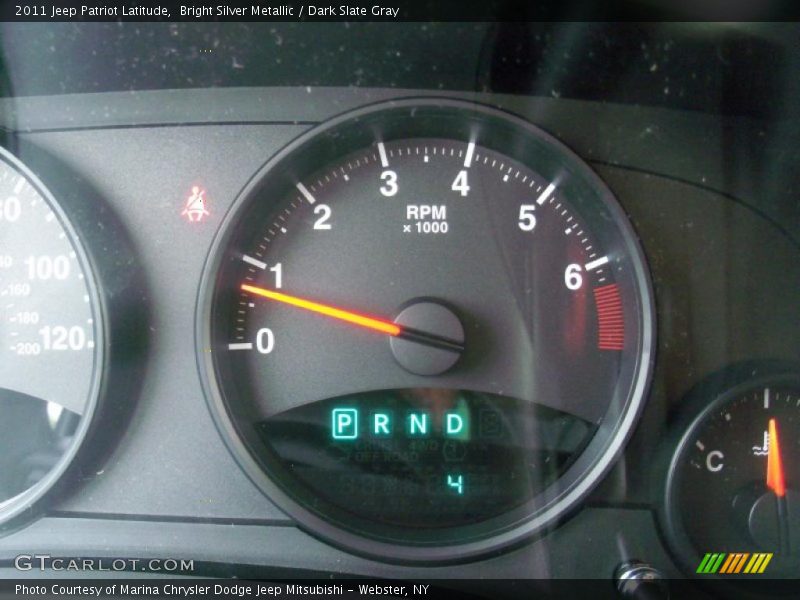 Bright Silver Metallic / Dark Slate Gray 2011 Jeep Patriot Latitude