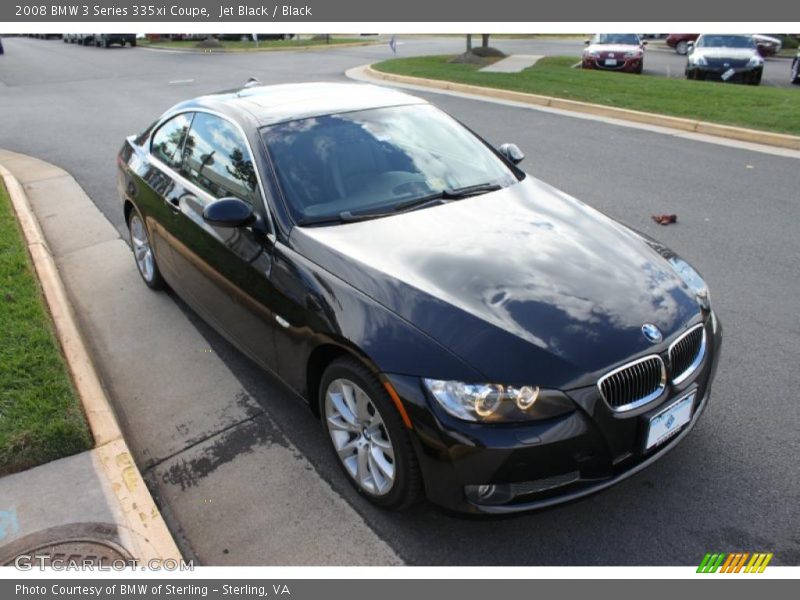 Jet Black / Black 2008 BMW 3 Series 335xi Coupe