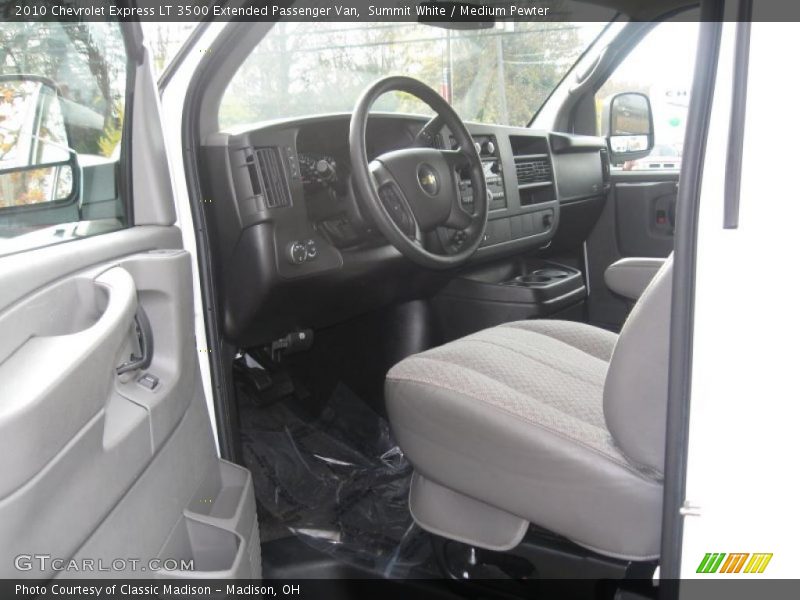 Medium Pewter Interior - 2010 Express LT 3500 Extended Passenger Van 