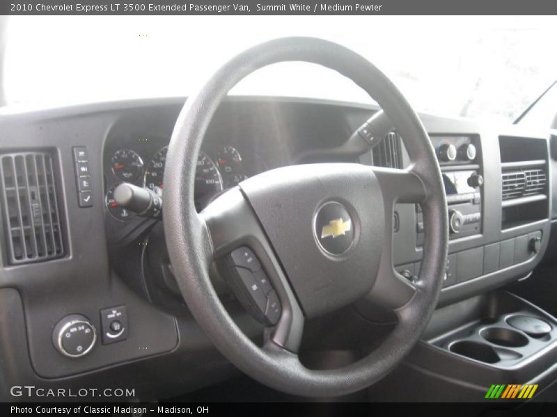 Summit White / Medium Pewter 2010 Chevrolet Express LT 3500 Extended Passenger Van