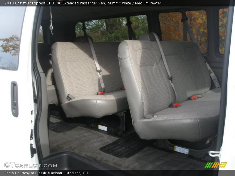  2010 Express LT 3500 Extended Passenger Van Medium Pewter Interior