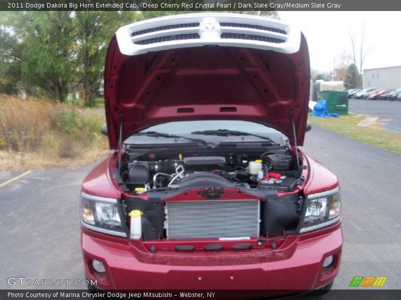 Deep Cherry Red Crystal Pearl / Dark Slate Gray/Medium Slate Gray 2011 Dodge Dakota Big Horn Extended Cab