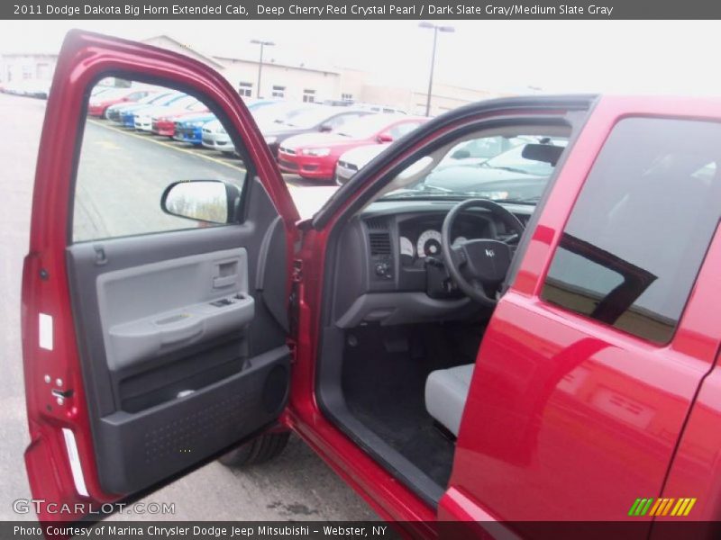 Deep Cherry Red Crystal Pearl / Dark Slate Gray/Medium Slate Gray 2011 Dodge Dakota Big Horn Extended Cab