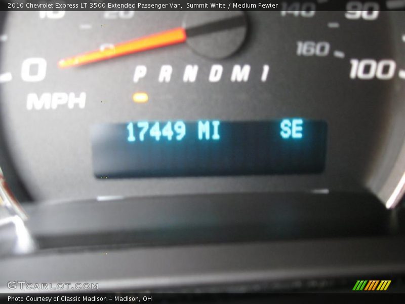 Summit White / Medium Pewter 2010 Chevrolet Express LT 3500 Extended Passenger Van
