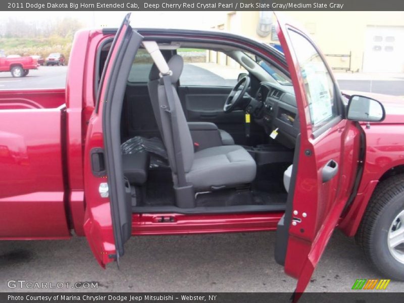 Deep Cherry Red Crystal Pearl / Dark Slate Gray/Medium Slate Gray 2011 Dodge Dakota Big Horn Extended Cab