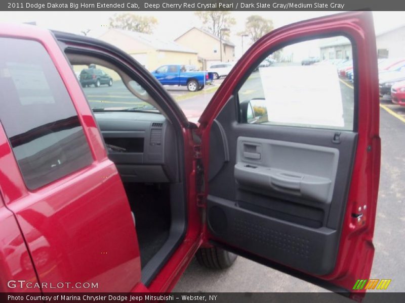 Deep Cherry Red Crystal Pearl / Dark Slate Gray/Medium Slate Gray 2011 Dodge Dakota Big Horn Extended Cab