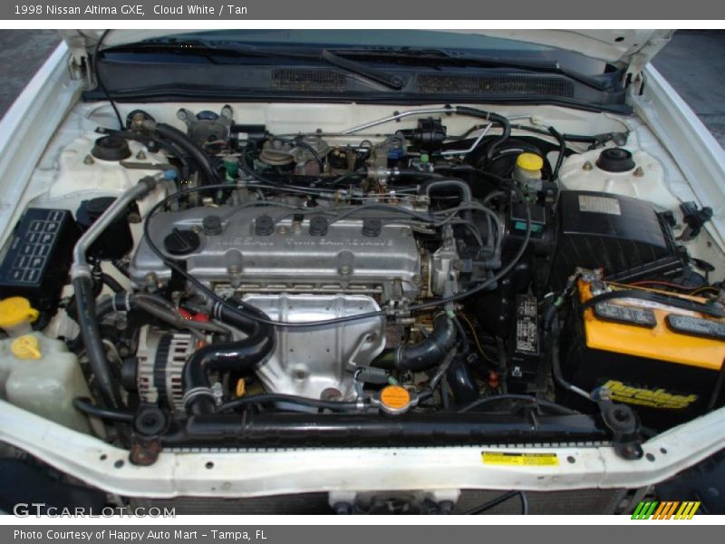  1998 Altima GXE Engine - 2.4 Liter DOHC 16-Valve 4 Cylinder