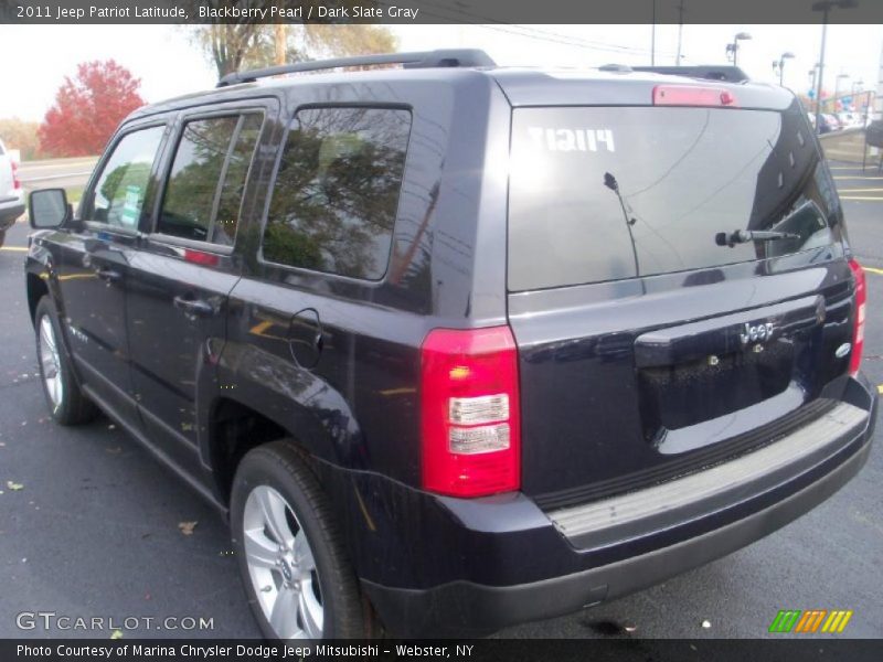 Blackberry Pearl / Dark Slate Gray 2011 Jeep Patriot Latitude