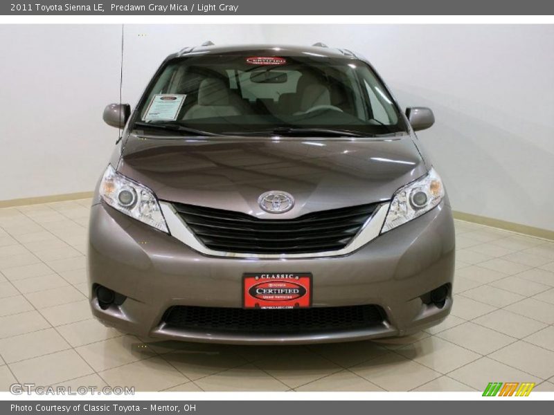 Predawn Gray Mica / Light Gray 2011 Toyota Sienna LE