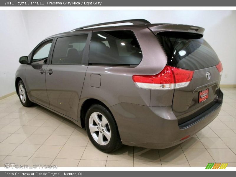 Predawn Gray Mica / Light Gray 2011 Toyota Sienna LE