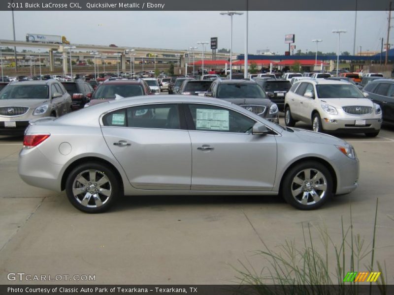 Quicksilver Metallic / Ebony 2011 Buick LaCrosse CXL