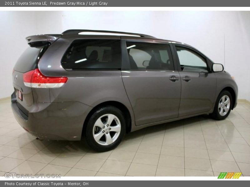 Predawn Gray Mica / Light Gray 2011 Toyota Sienna LE