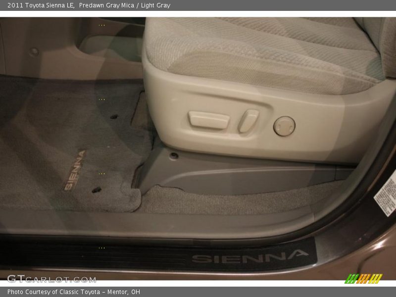 Predawn Gray Mica / Light Gray 2011 Toyota Sienna LE