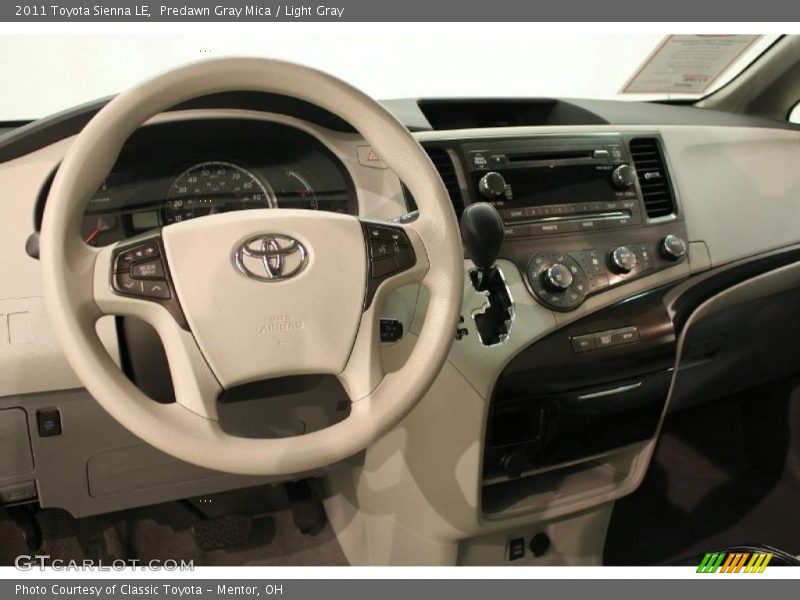 Predawn Gray Mica / Light Gray 2011 Toyota Sienna LE