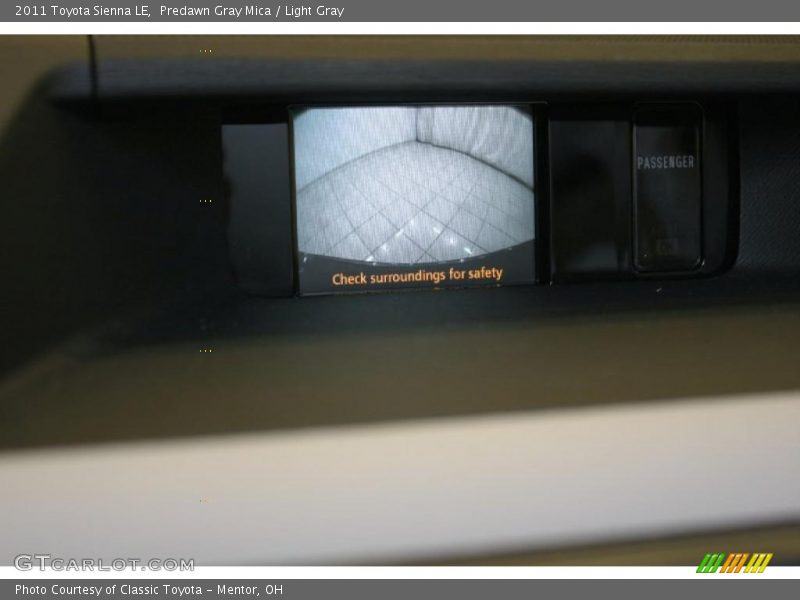 Predawn Gray Mica / Light Gray 2011 Toyota Sienna LE