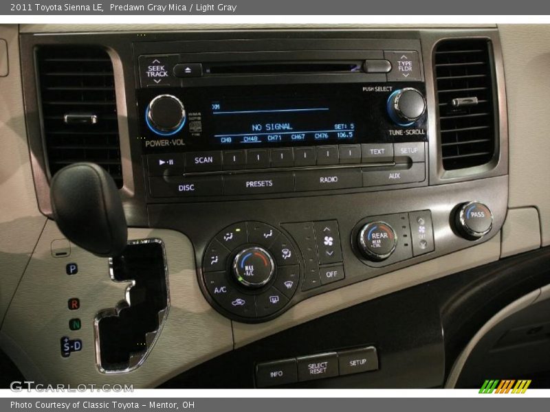 Predawn Gray Mica / Light Gray 2011 Toyota Sienna LE