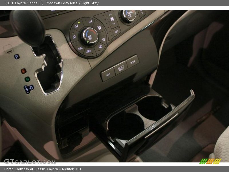 Predawn Gray Mica / Light Gray 2011 Toyota Sienna LE