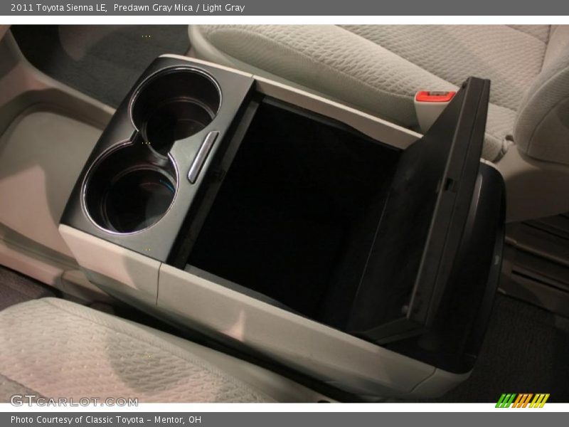 Predawn Gray Mica / Light Gray 2011 Toyota Sienna LE