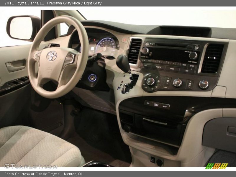 Predawn Gray Mica / Light Gray 2011 Toyota Sienna LE
