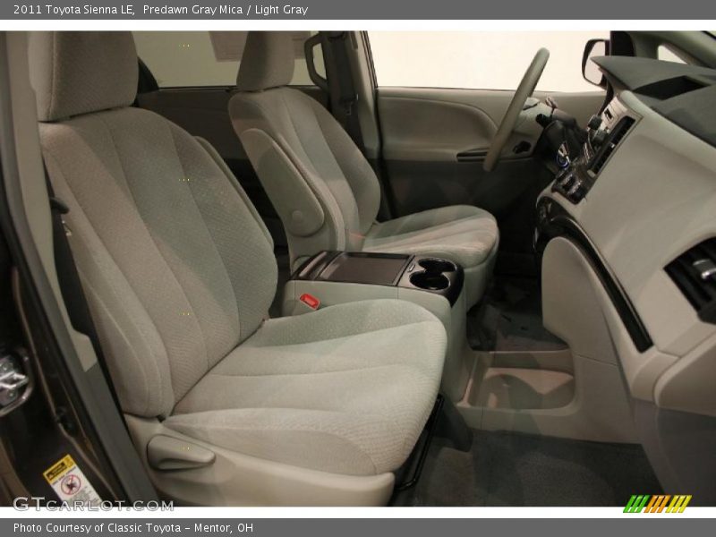 Predawn Gray Mica / Light Gray 2011 Toyota Sienna LE