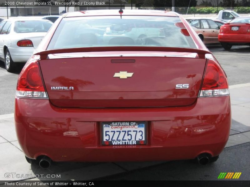 Precision Red / Ebony Black 2008 Chevrolet Impala SS