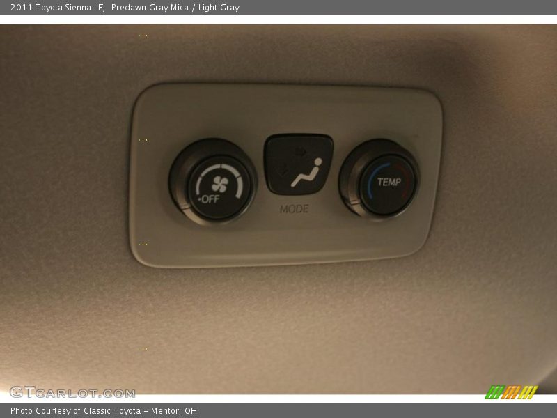 Predawn Gray Mica / Light Gray 2011 Toyota Sienna LE
