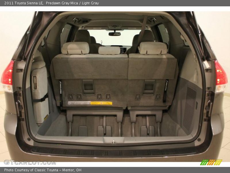 Predawn Gray Mica / Light Gray 2011 Toyota Sienna LE