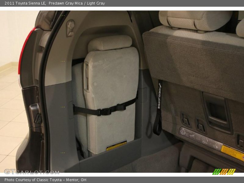 Predawn Gray Mica / Light Gray 2011 Toyota Sienna LE