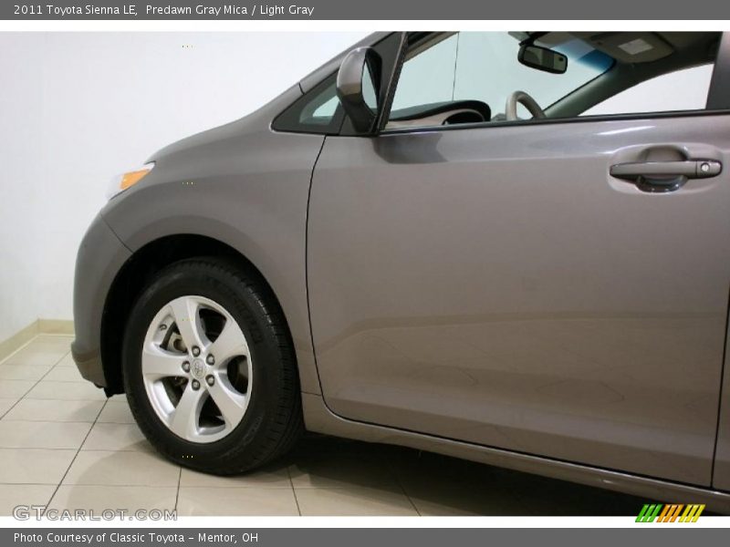 Predawn Gray Mica / Light Gray 2011 Toyota Sienna LE