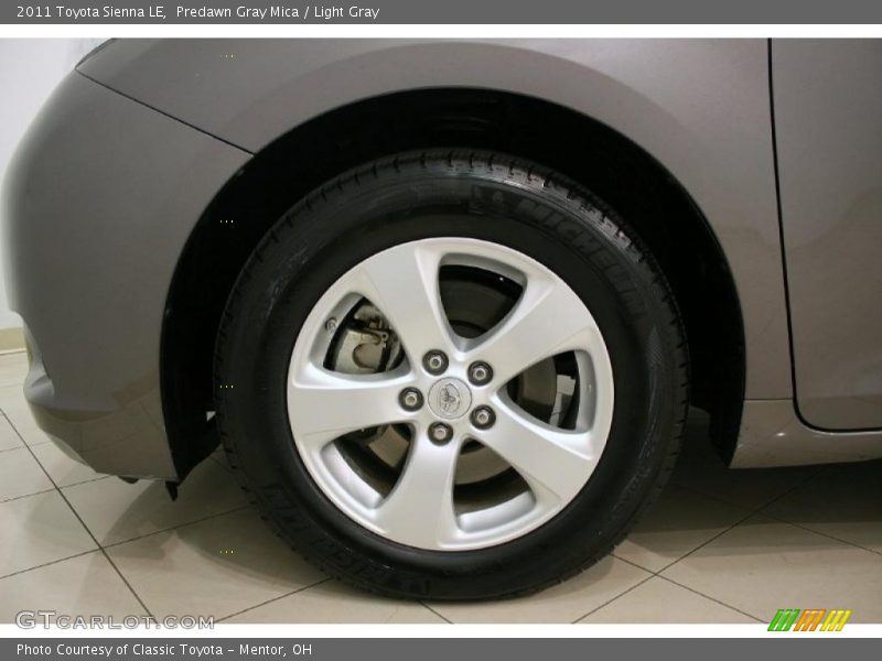 Predawn Gray Mica / Light Gray 2011 Toyota Sienna LE