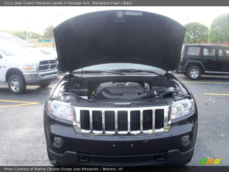 Blackberry Pearl / Black 2011 Jeep Grand Cherokee Laredo X Package 4x4