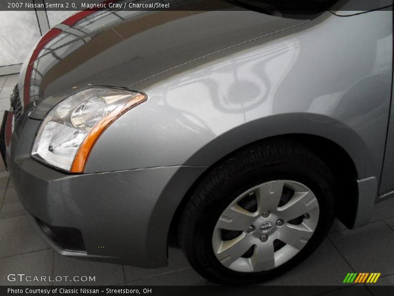 Magnetic Gray / Charcoal/Steel 2007 Nissan Sentra 2.0