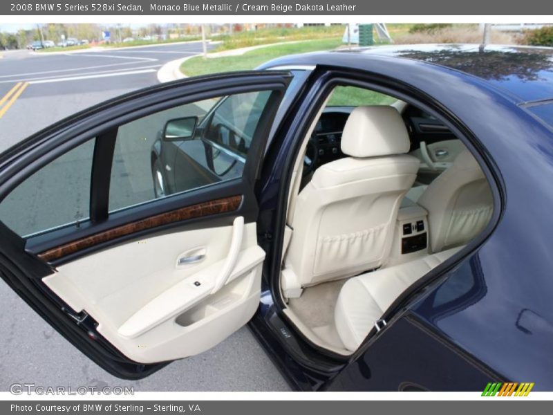  2008 5 Series 528xi Sedan Cream Beige Dakota Leather Interior
