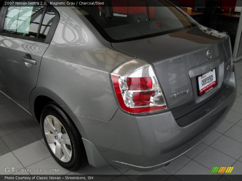 Magnetic Gray / Charcoal/Steel 2007 Nissan Sentra 2.0