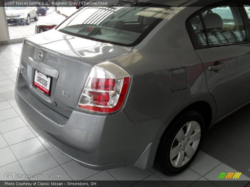 Magnetic Gray / Charcoal/Steel 2007 Nissan Sentra 2.0